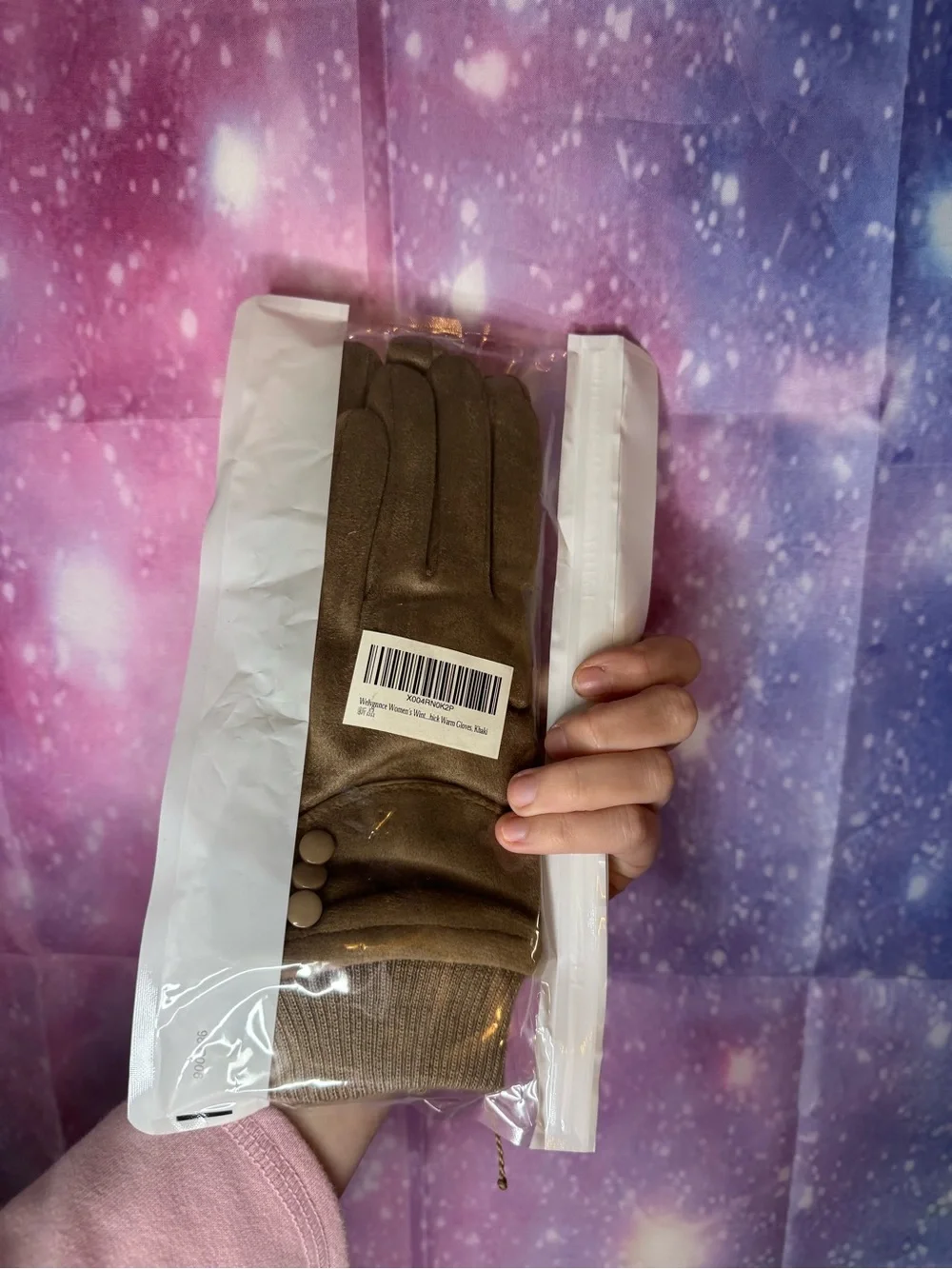 welvgnnce womens winter thick warm gloves khaki 🛍